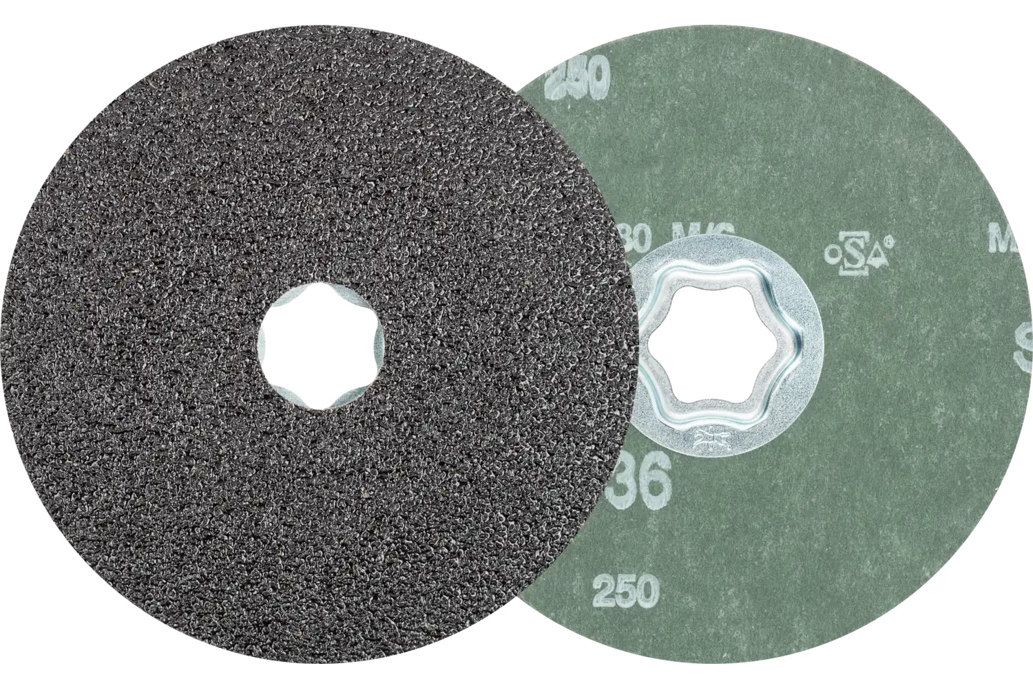 Picture of Pferd Combiclick® Fiber Disc, 4-1/2" Dia, 36 Grit, Silicon Carbide